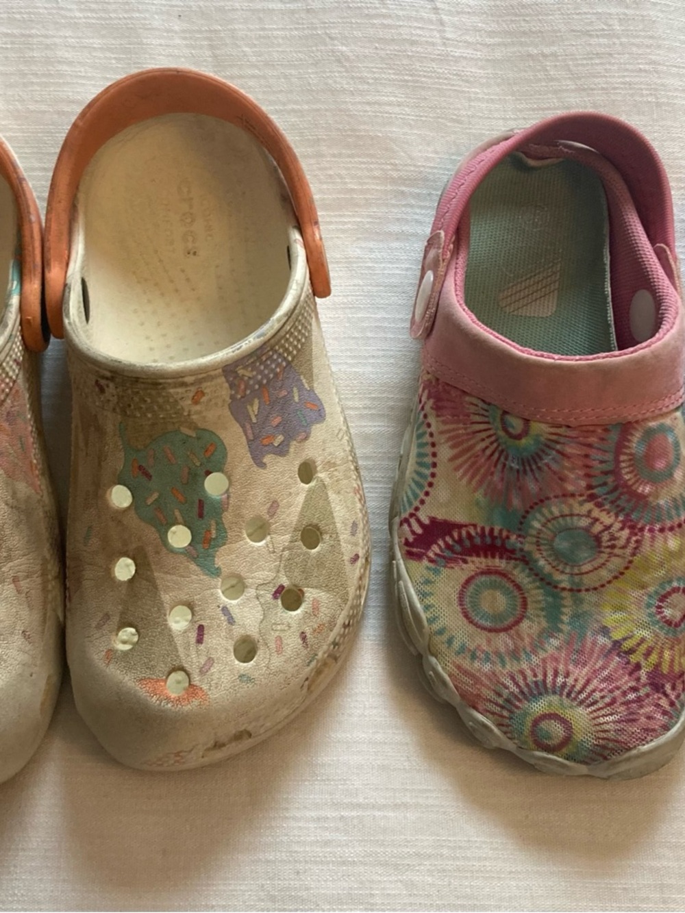 Kids Slip-On CROCS (size youth 12) & water shoes (EU 29=US 11/11.5)